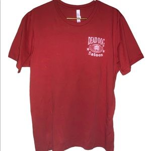 Dead Dog Saloon Murrells Inlet South Carolina graphic T-shirt double sided